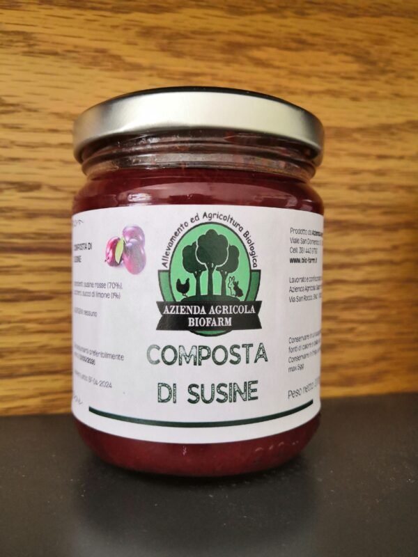 Composta di Susine Rosse - 200g